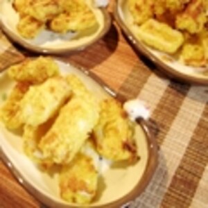 簡単ちくわのマヨパン粉焼き